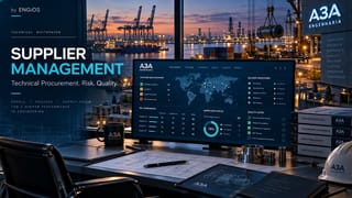 Gestão de Fornecedores em Engenharia: framework de Procurement Técnico, risco, qualidade e aceite