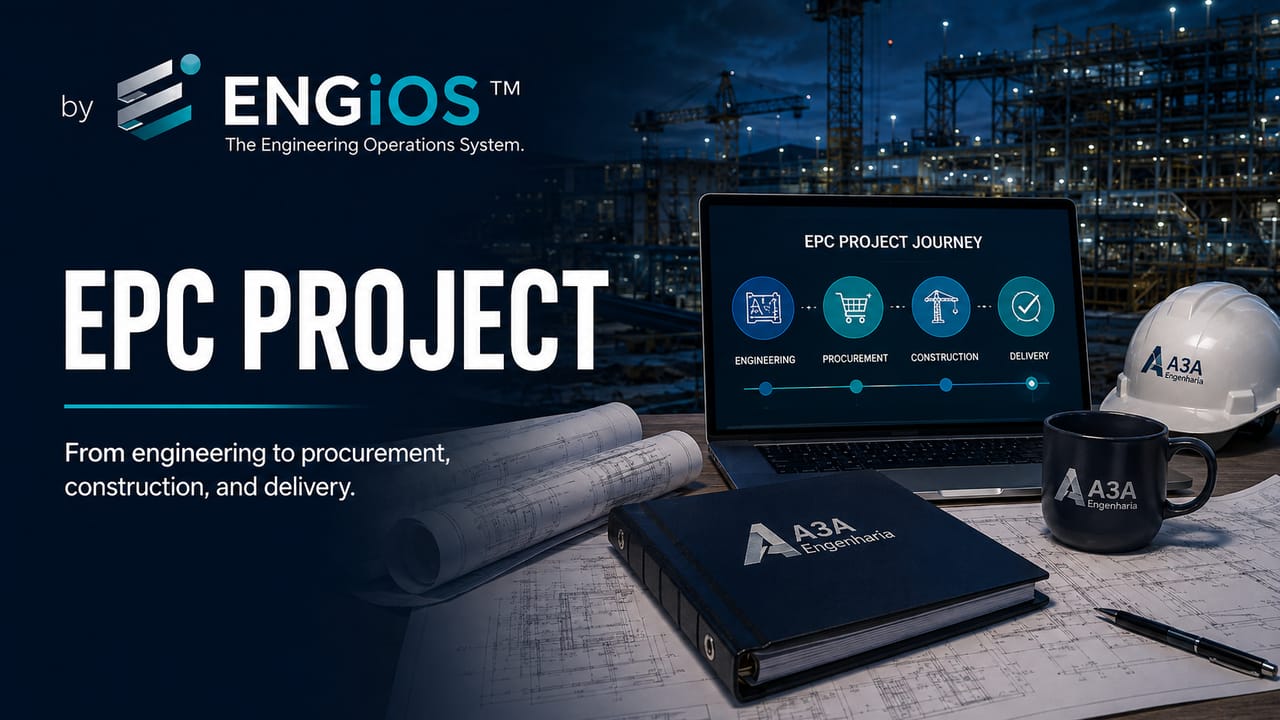 Projeto EPC — integração entre engenharia, suprimentos, construção e entrega do empreendimento