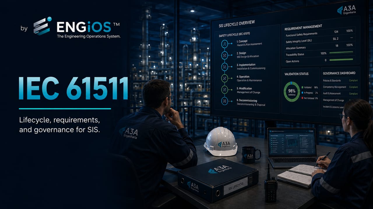 IEC 61511: ciclo de vida, requisitos e governança da segurança funcional em sistemas instrumentados de segurança