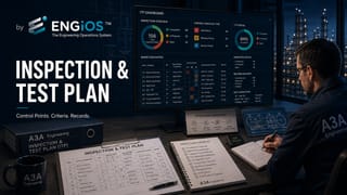 Plano de Inspeção e Testes (PIT/ITP): como estruturar pontos de controle, critérios e registros