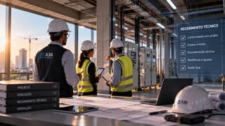 Recebimento Técnico de Obras e Serviços de Engenharia: inspeção, documentação, pendências e aceite
