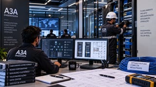 Redes e Telecomunicações para Data Centers: cabeamento, fibra óptica e redundância
