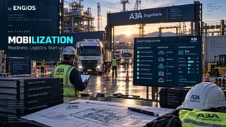 Mobilização em Projetos e Obras de Engenharia: framework de readiness, logística e início controlado