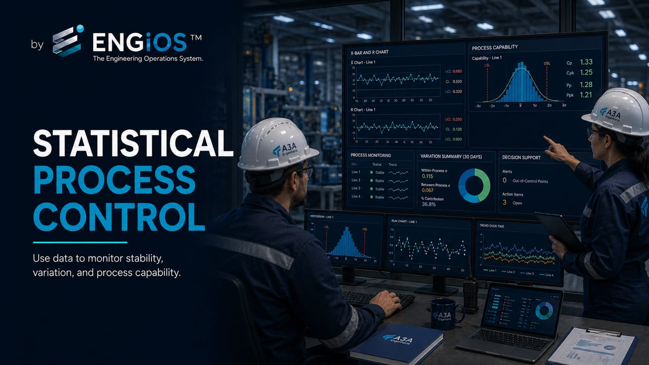 Controle Estatístico de Processo (CEP) na Engenharia: estabilidade, variação, controle estatístico e apoio à decisão sobre processos