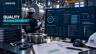 Gestão da Qualidade em Projetos de Engenharia: framework de QA/QC, inspeção, NCR e aceite