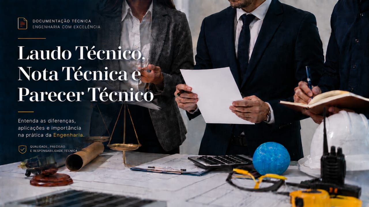 laudo técnico, parecer técnico, nota técnica