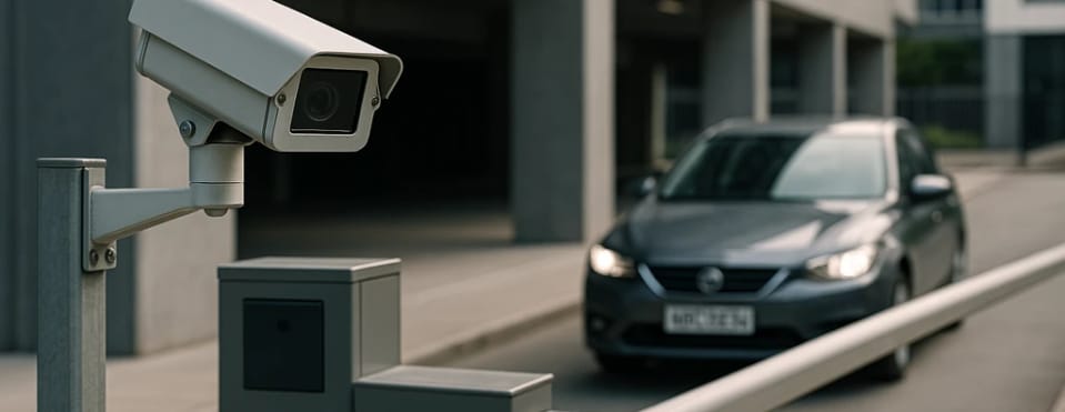 Cámara con reconocimiento automático de matrículas en un contexto de movilidad urbana