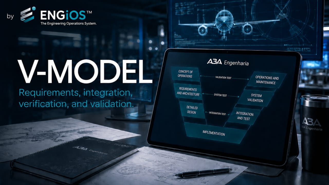 V-Model em Systems Engineering para rastreabilidade de requisitos, integração, verificação e validação de sistemas