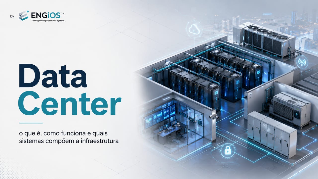 Imagem de um Data Center: o que é, como funciona e quais sistemas compõem a infraestrutura